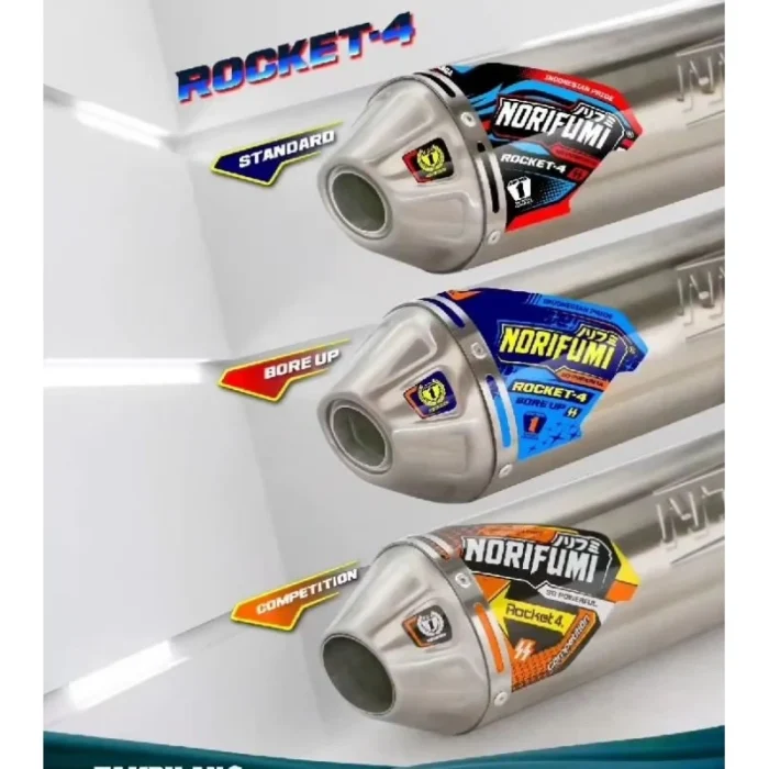 Norifumi Rocket 4 Exhaust Full System + Db Killer - Xpulse 200