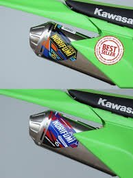 Norifumi Whoops Full System TITANIUM Exhaust + 2 O2 Sensor - KLX 230 Indian Version